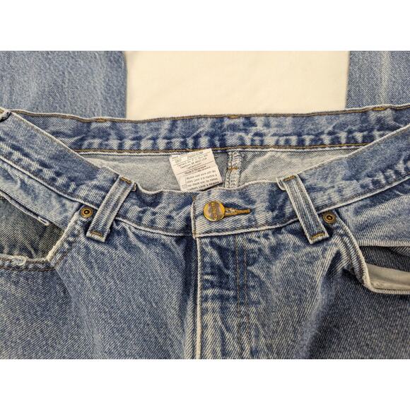 Carhartt Jeans Mens 36x34 Blue Relaxed Heavy Cotton Denim Pants‎ RN14806 B17 DST - Picture 13 of 16